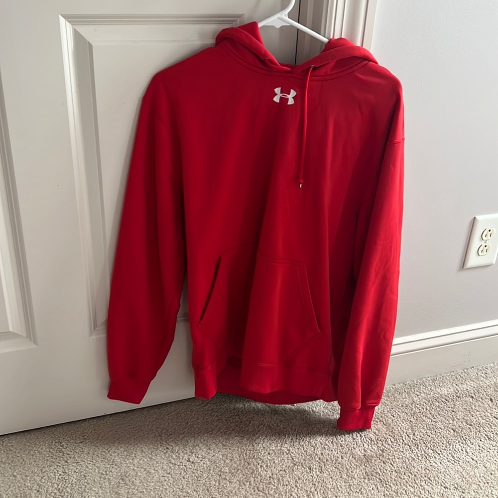 Under amour, Large, red hoodie